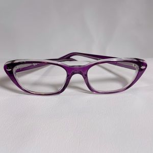 Ray Ban frames with stock lens.  Hinges are perfect.  Light wear.